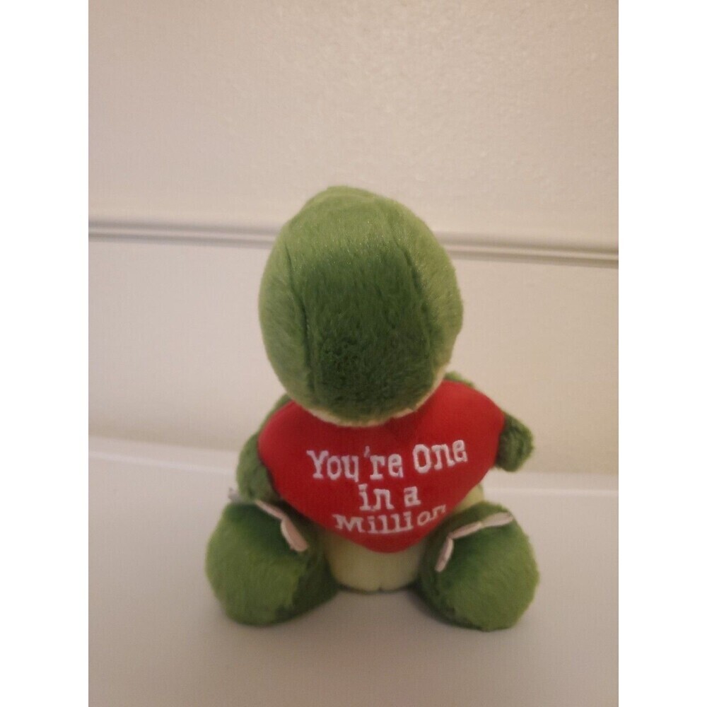 Aurora Green Dinosaur Plush Hearts You're One in‎ a Million 9 Inch Stuffed - Picture 16 of 16